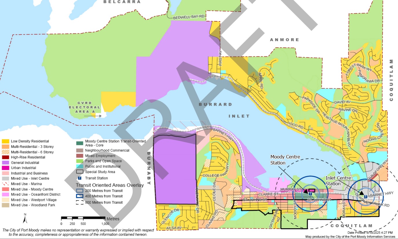 Port Moody's new official community plan advances to second reading ...